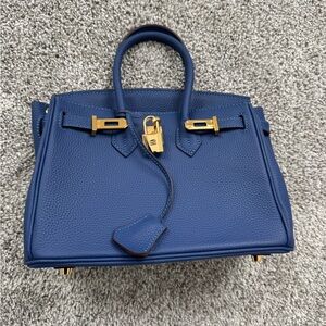 The Vault Label Blake Blue Handbag